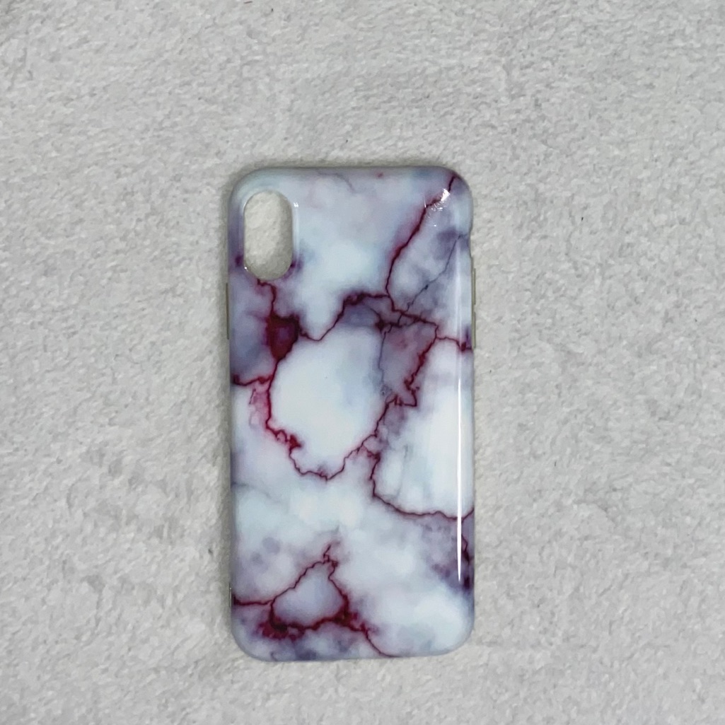 Raspberry Marble Iphone X Case